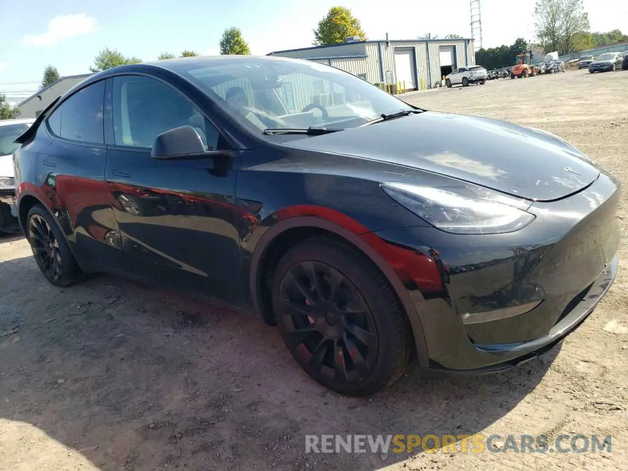 4 Photograph of a damaged car 7SAYGAEE9PF932592 TESLA MODEL Y 2023