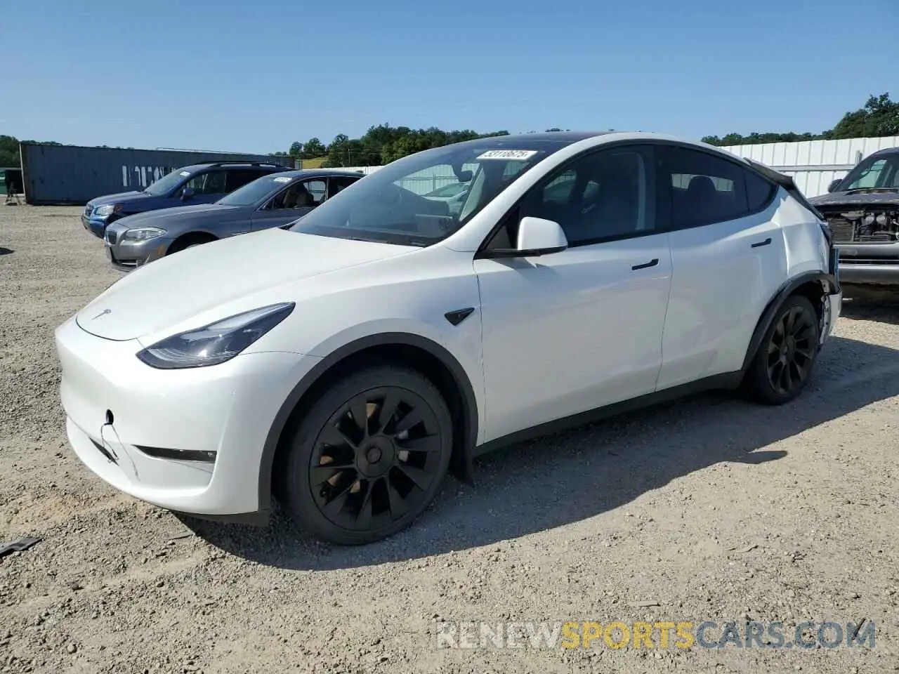 1 Photograph of a damaged car 7SAYGAEEXPF594572 TESLA MODEL Y 2023
