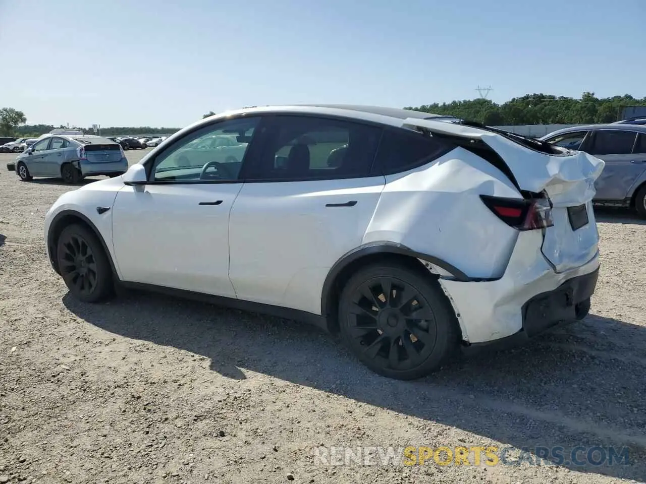 2 Photograph of a damaged car 7SAYGAEEXPF594572 TESLA MODEL Y 2023