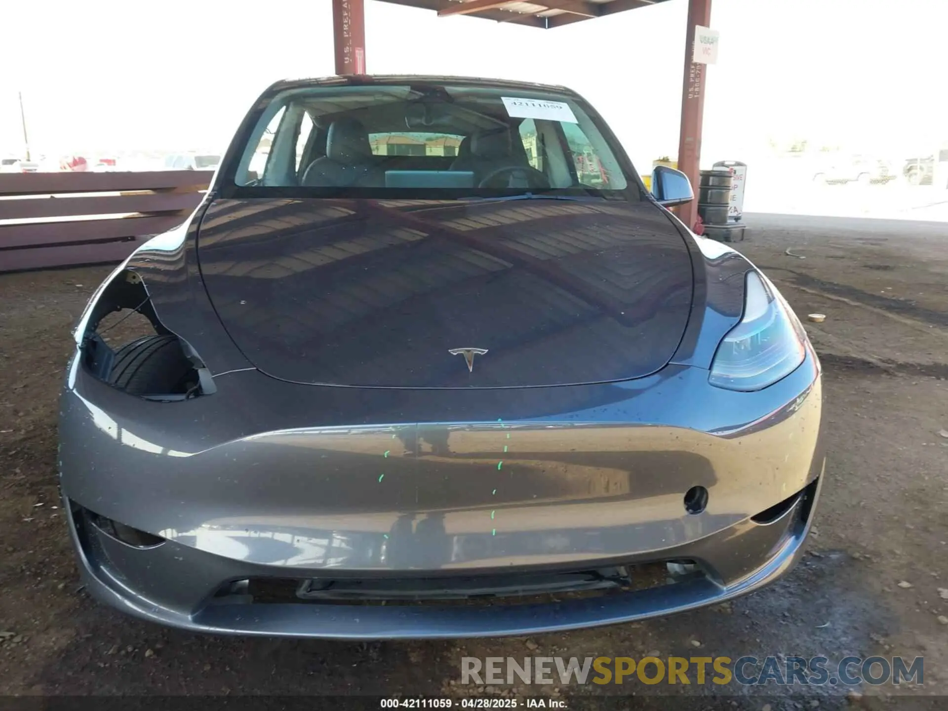 12 Photograph of a damaged car 7SAYGAEEXPF618174 TESLA MODEL Y 2023