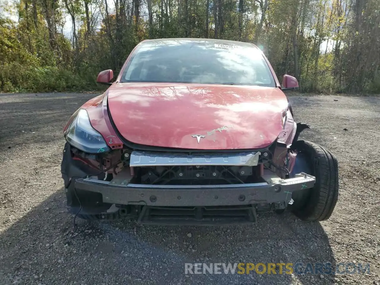 5 Photograph of a damaged car 7SAYGAEEXPF635119 TESLA MODEL Y 2023