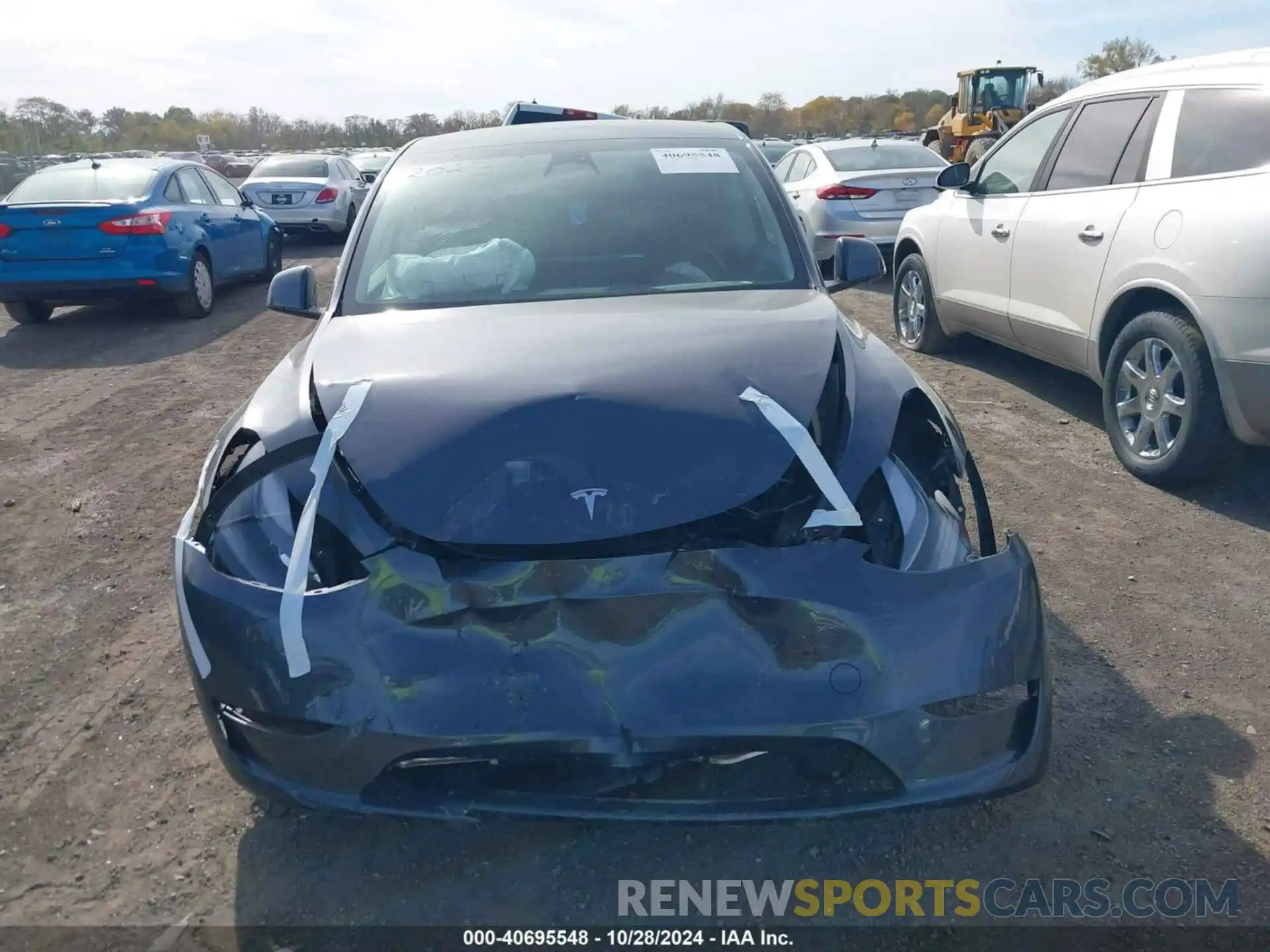 11 Photograph of a damaged car 7SAYGAEEXPF695613 TESLA MODEL Y 2023