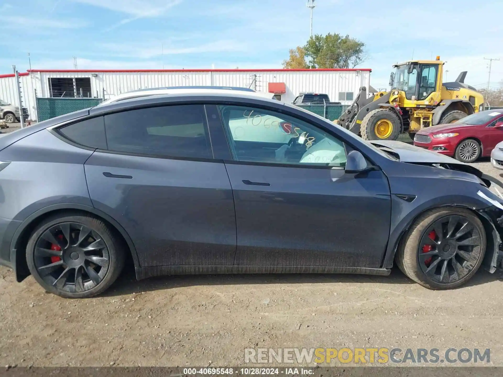 12 Photograph of a damaged car 7SAYGAEEXPF695613 TESLA MODEL Y 2023