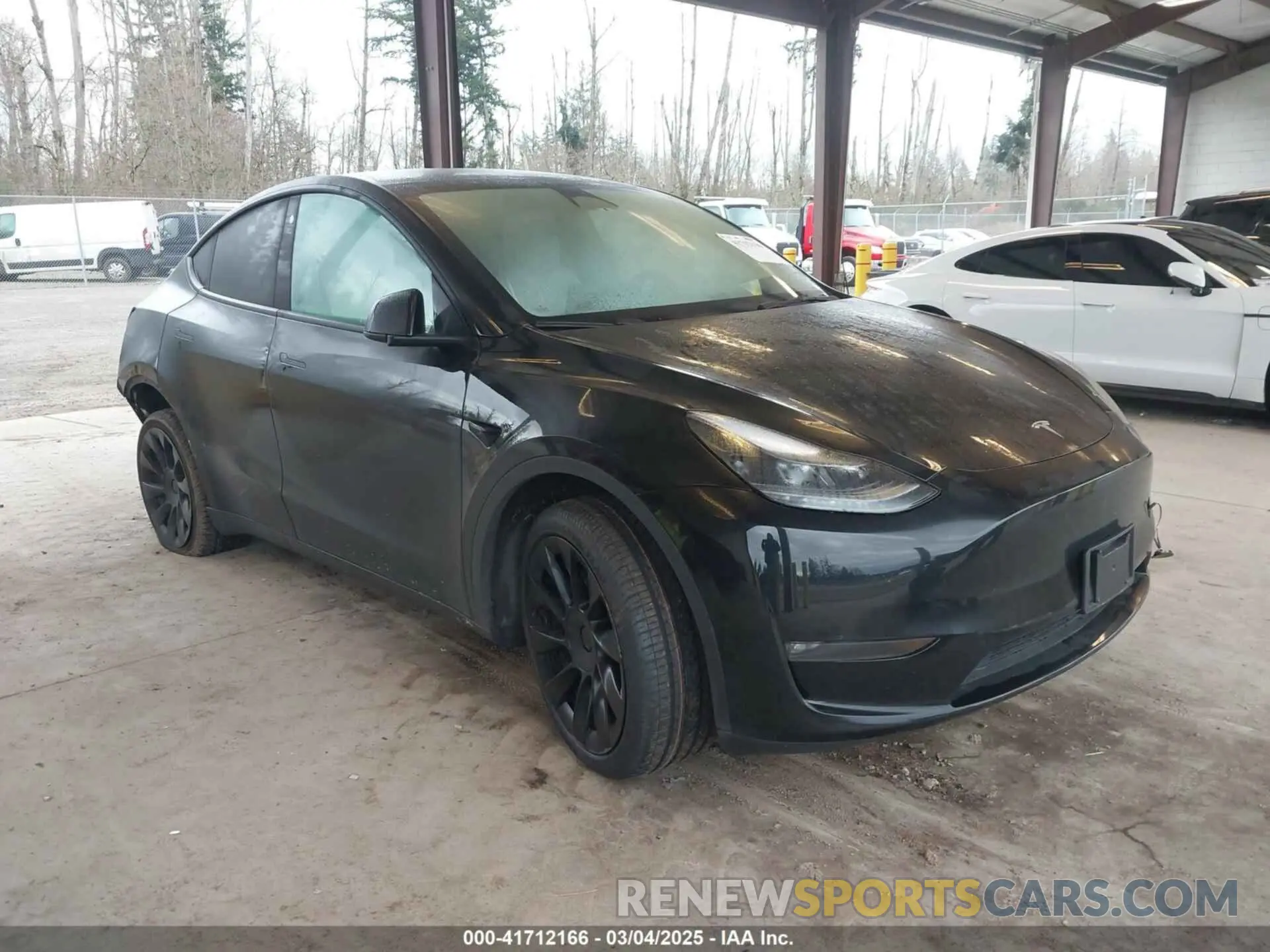 1 Photograph of a damaged car 7SAYGAEEXPF707503 TESLA MODEL Y 2023