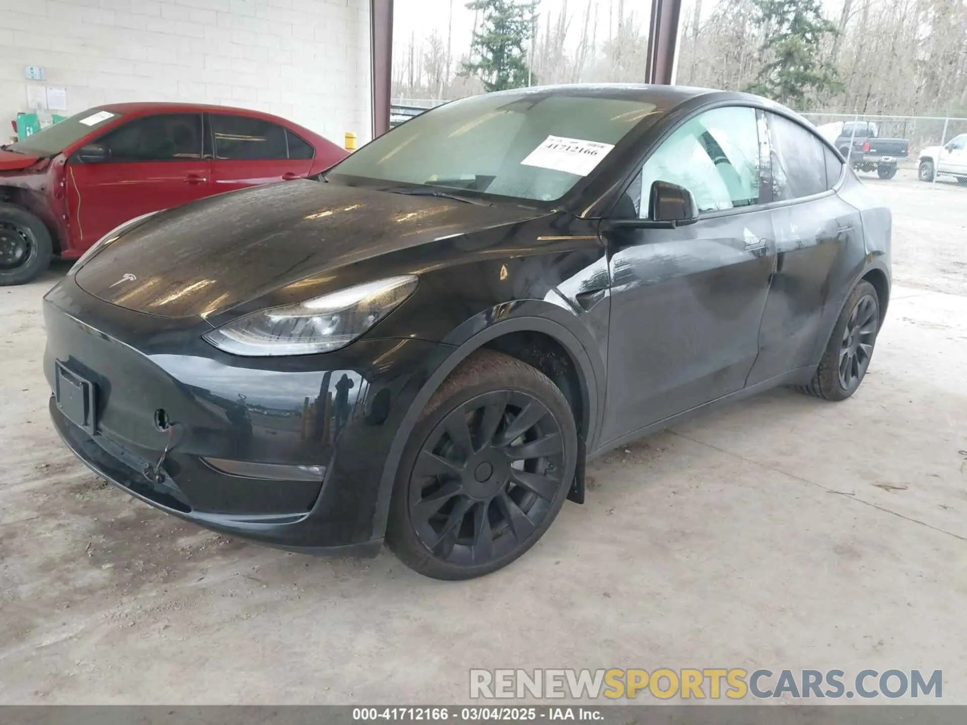 2 Photograph of a damaged car 7SAYGAEEXPF707503 TESLA MODEL Y 2023