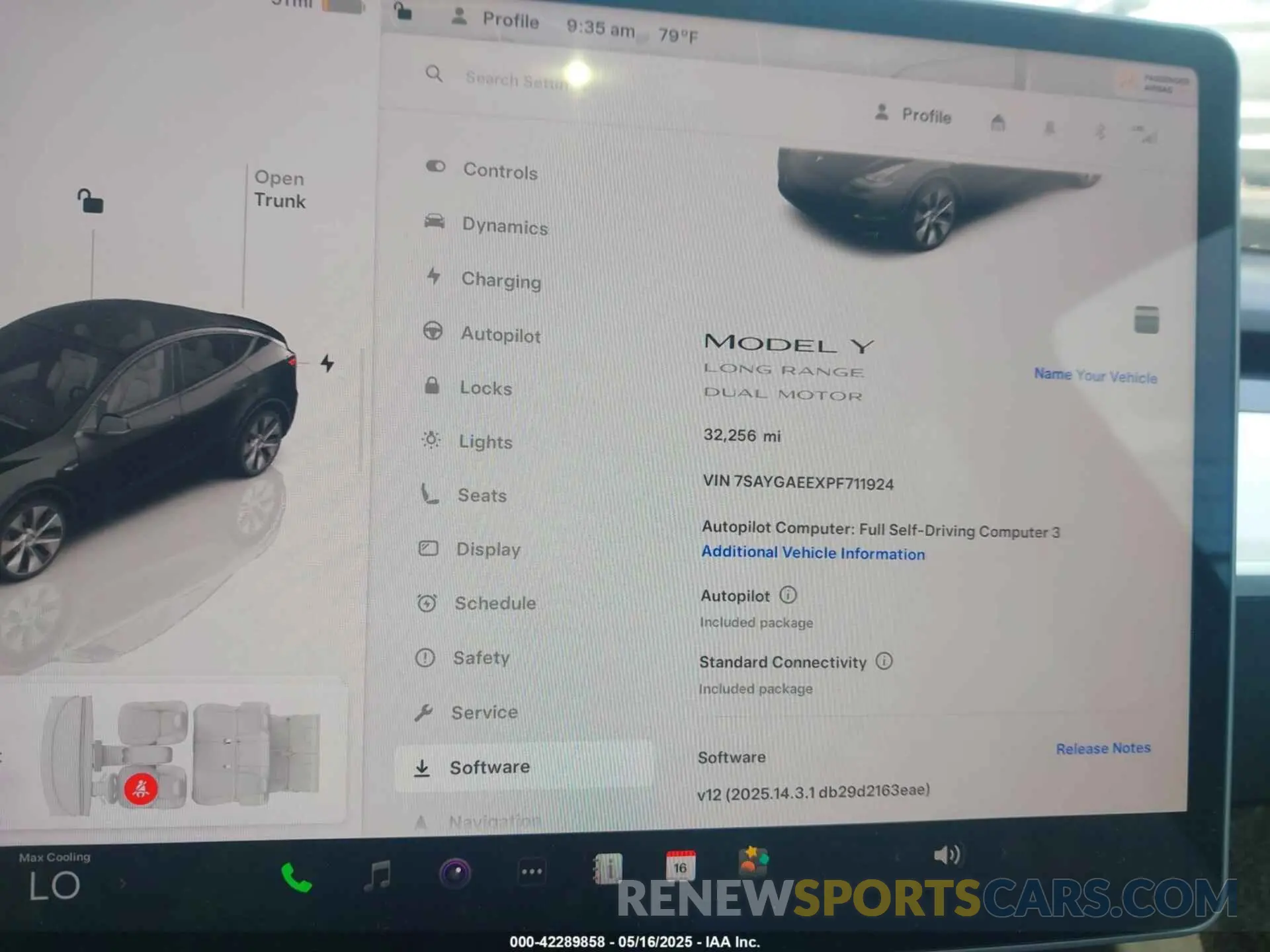 7 Photograph of a damaged car 7SAYGAEEXPF711924 TESLA MODEL Y 2023