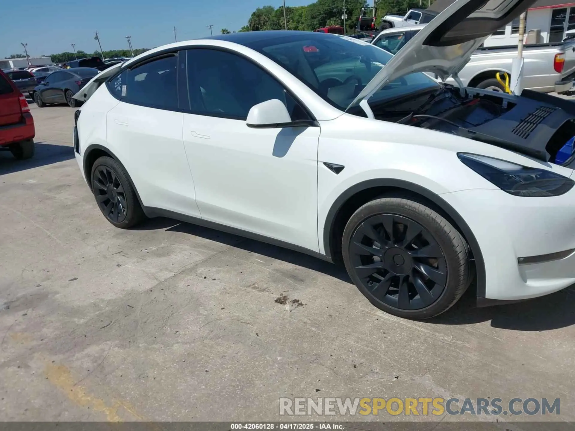1 Photograph of a damaged car 7SAYGAEEXPF800974 TESLA MODEL Y 2023