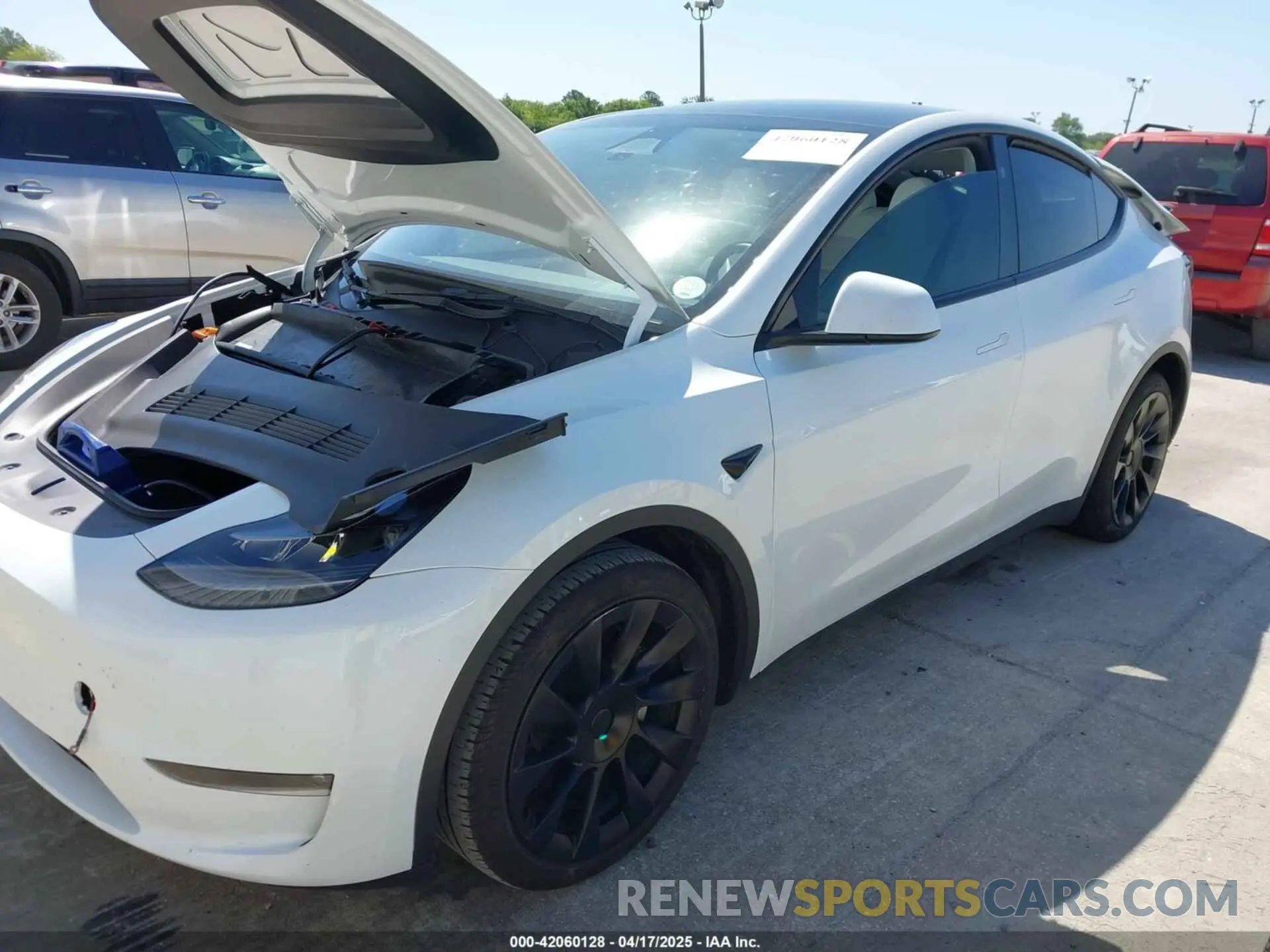 2 Photograph of a damaged car 7SAYGAEEXPF800974 TESLA MODEL Y 2023
