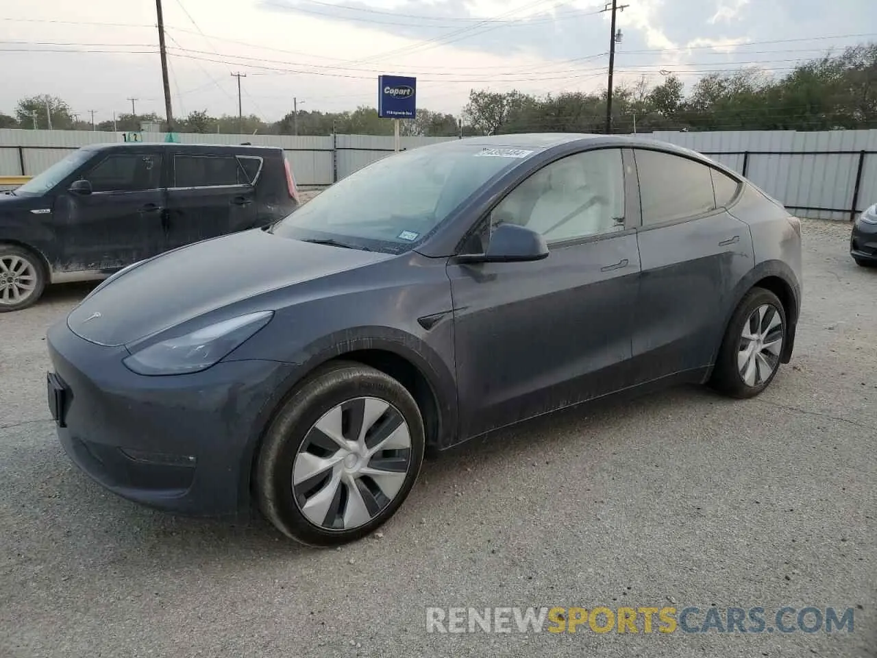 1 Photograph of a damaged car 7SAYGAEEXPF882902 TESLA MODEL Y 2023