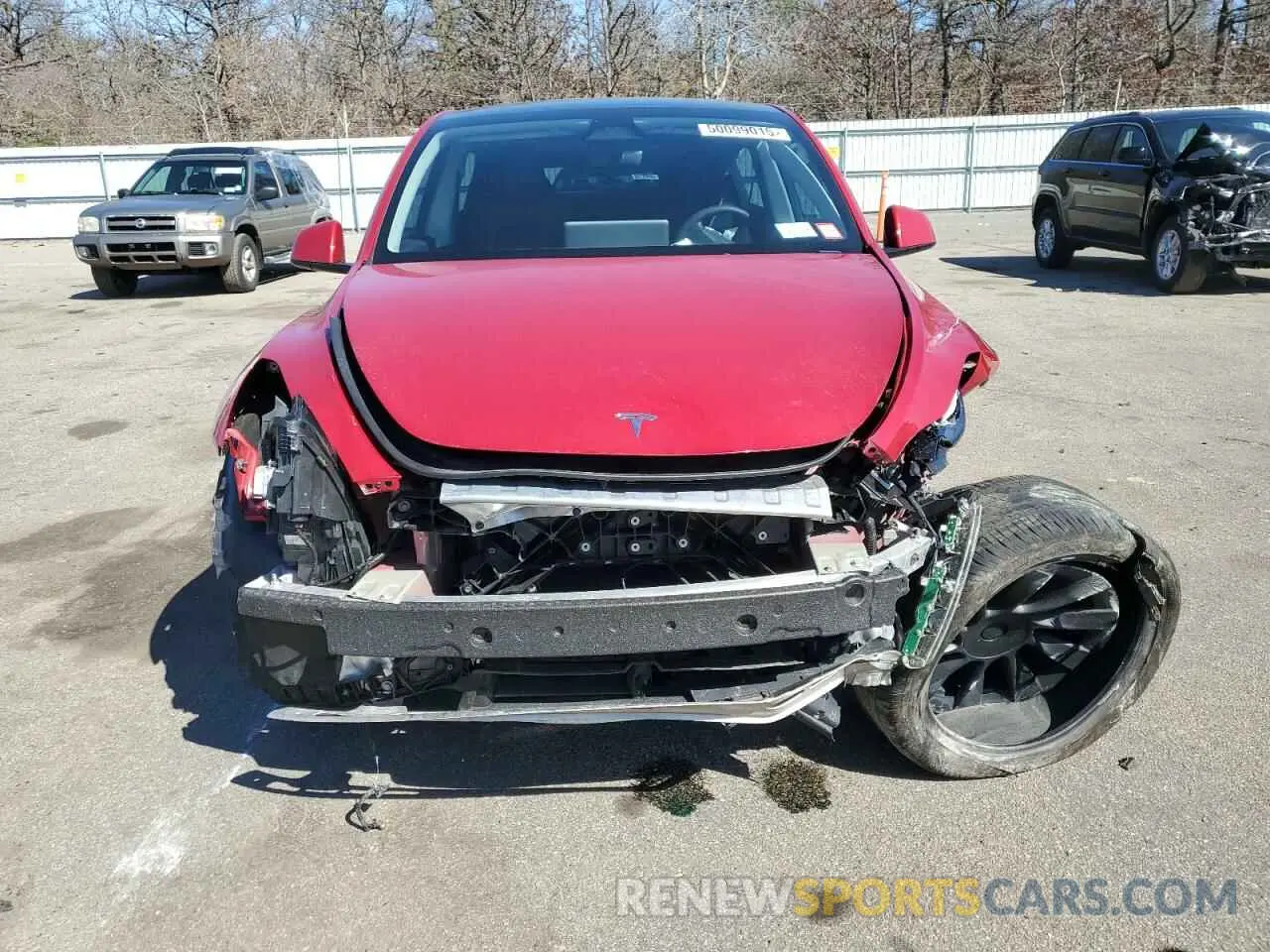 5 Photograph of a damaged car 7SAYGDED0PF965201 TESLA MODEL Y 2023