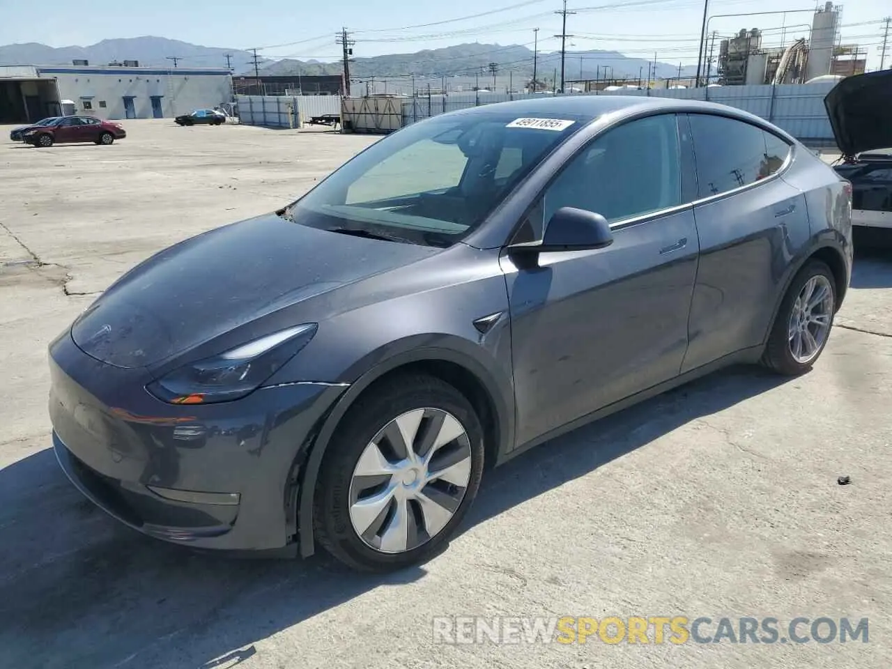 1 Photograph of a damaged car 7SAYGDED1PF934944 TESLA MODEL Y 2023