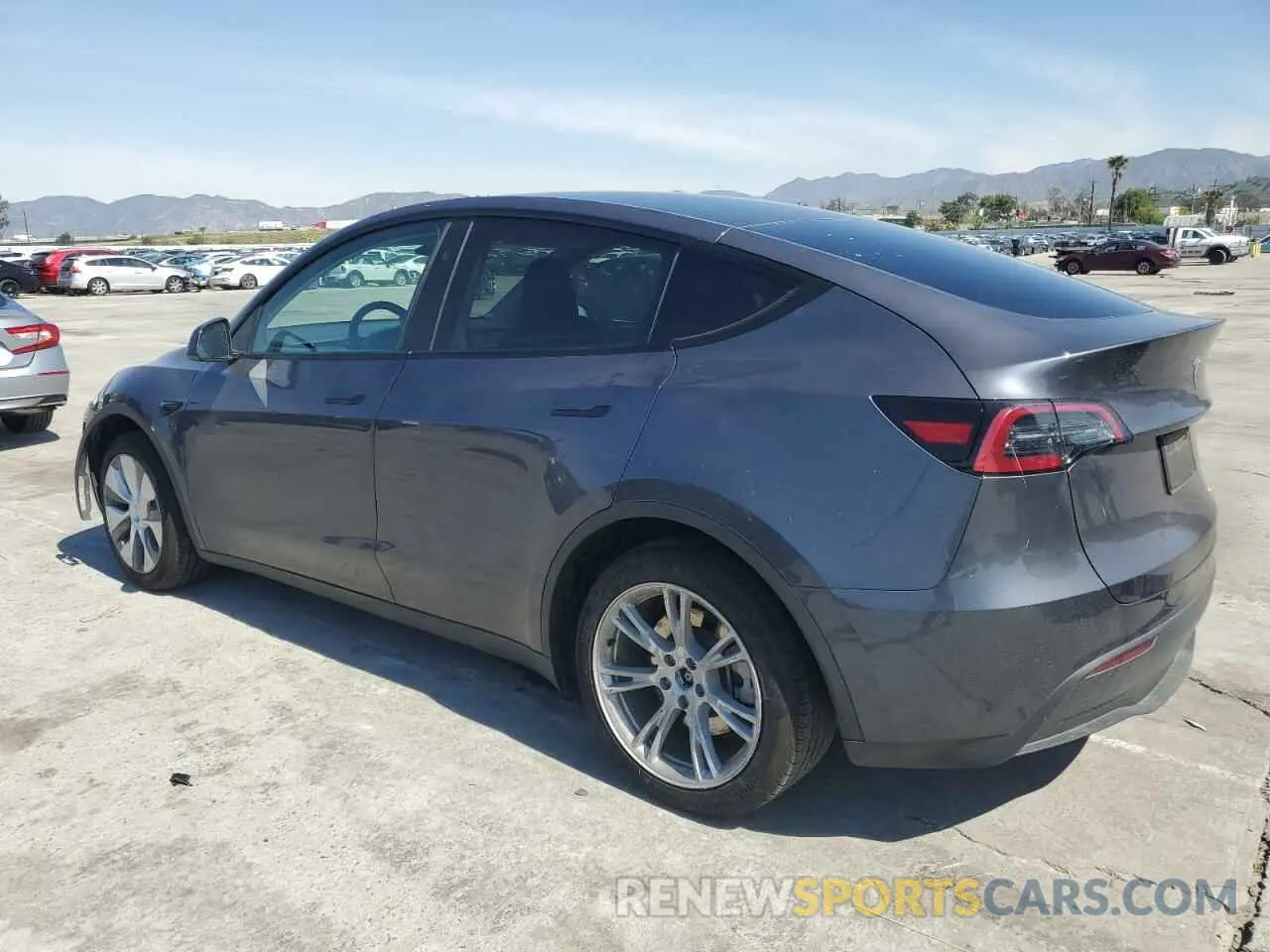 2 Photograph of a damaged car 7SAYGDED1PF934944 TESLA MODEL Y 2023