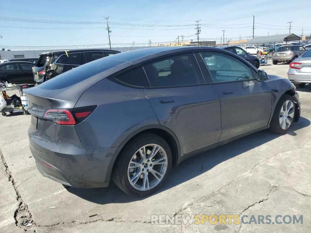 3 Photograph of a damaged car 7SAYGDED1PF934944 TESLA MODEL Y 2023