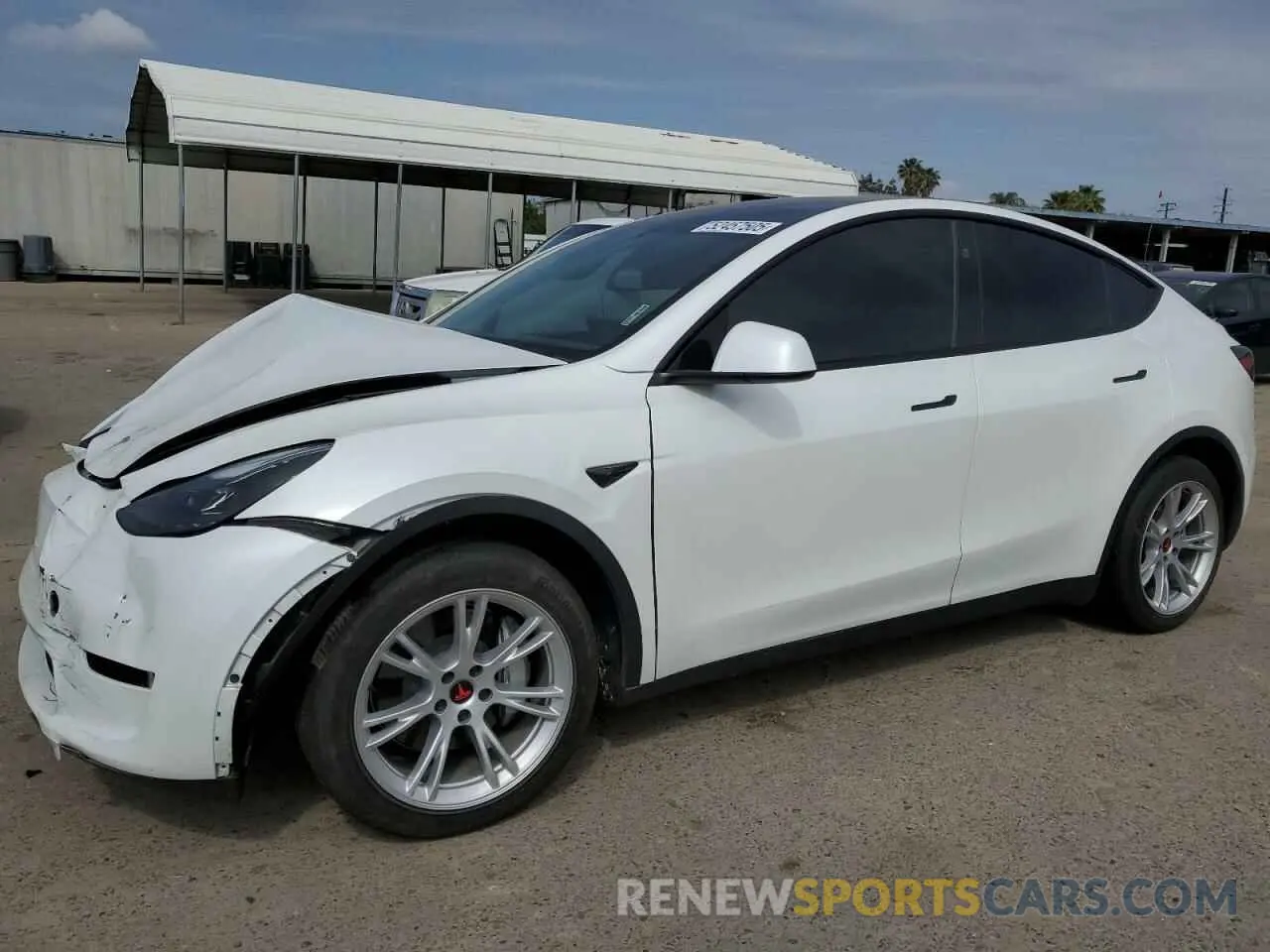 1 Photograph of a damaged car 7SAYGDED1PF960928 TESLA MODEL Y 2023