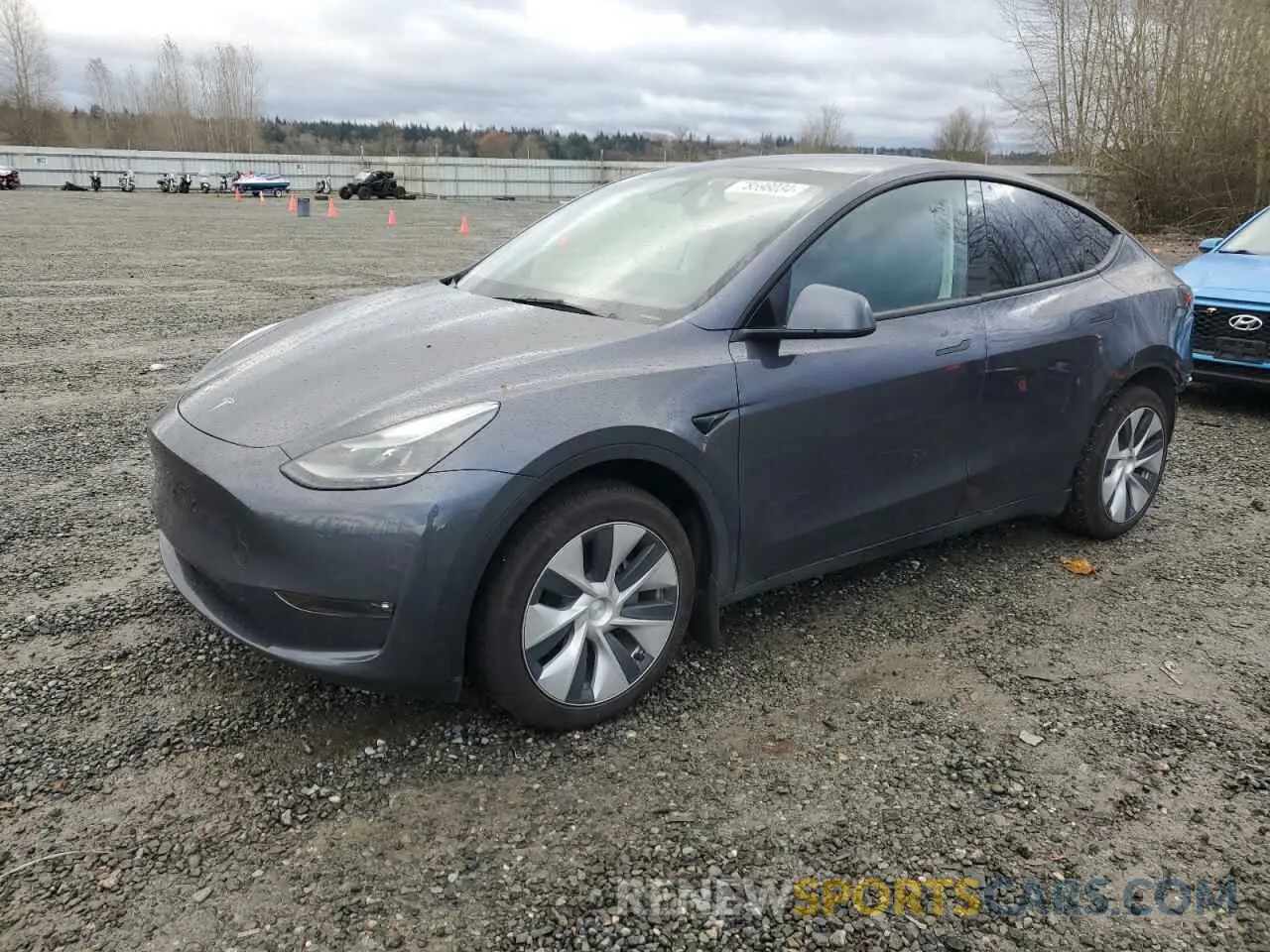 1 Photograph of a damaged car 7SAYGDED1PF966034 TESLA MODEL Y 2023