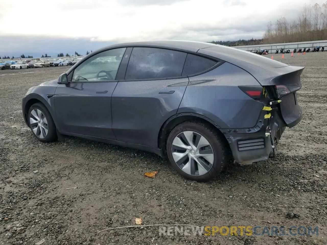 2 Photograph of a damaged car 7SAYGDED1PF966034 TESLA MODEL Y 2023