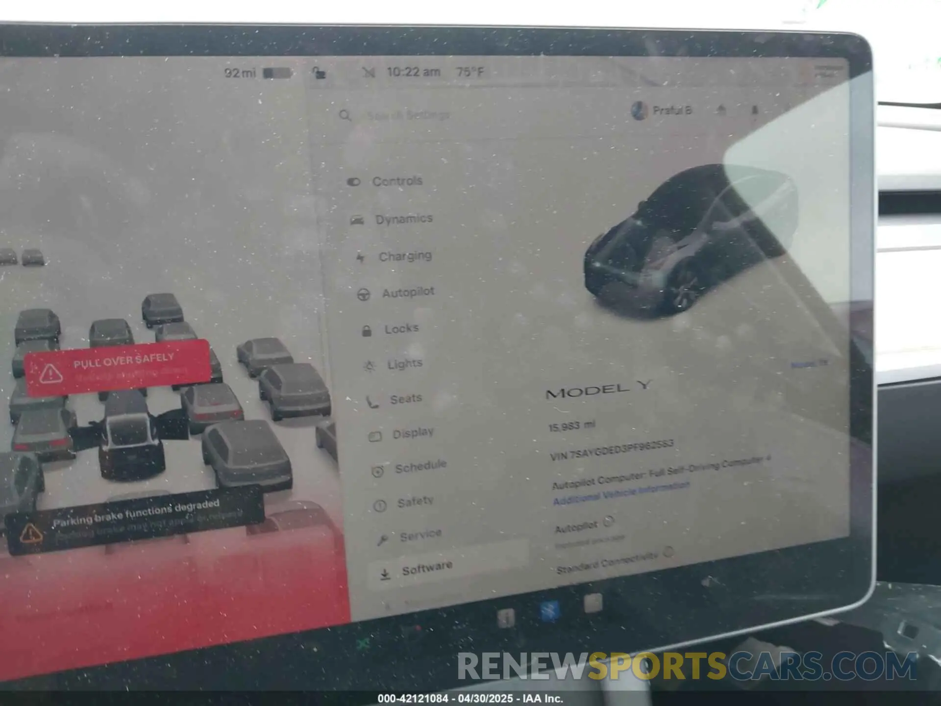 16 Photograph of a damaged car 7SAYGDED3PF962583 TESLA MODEL Y 2023
