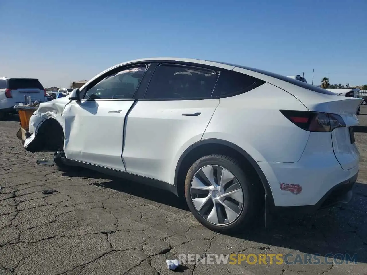 2 Photograph of a damaged car 7SAYGDED3PF962910 TESLA MODEL Y 2023