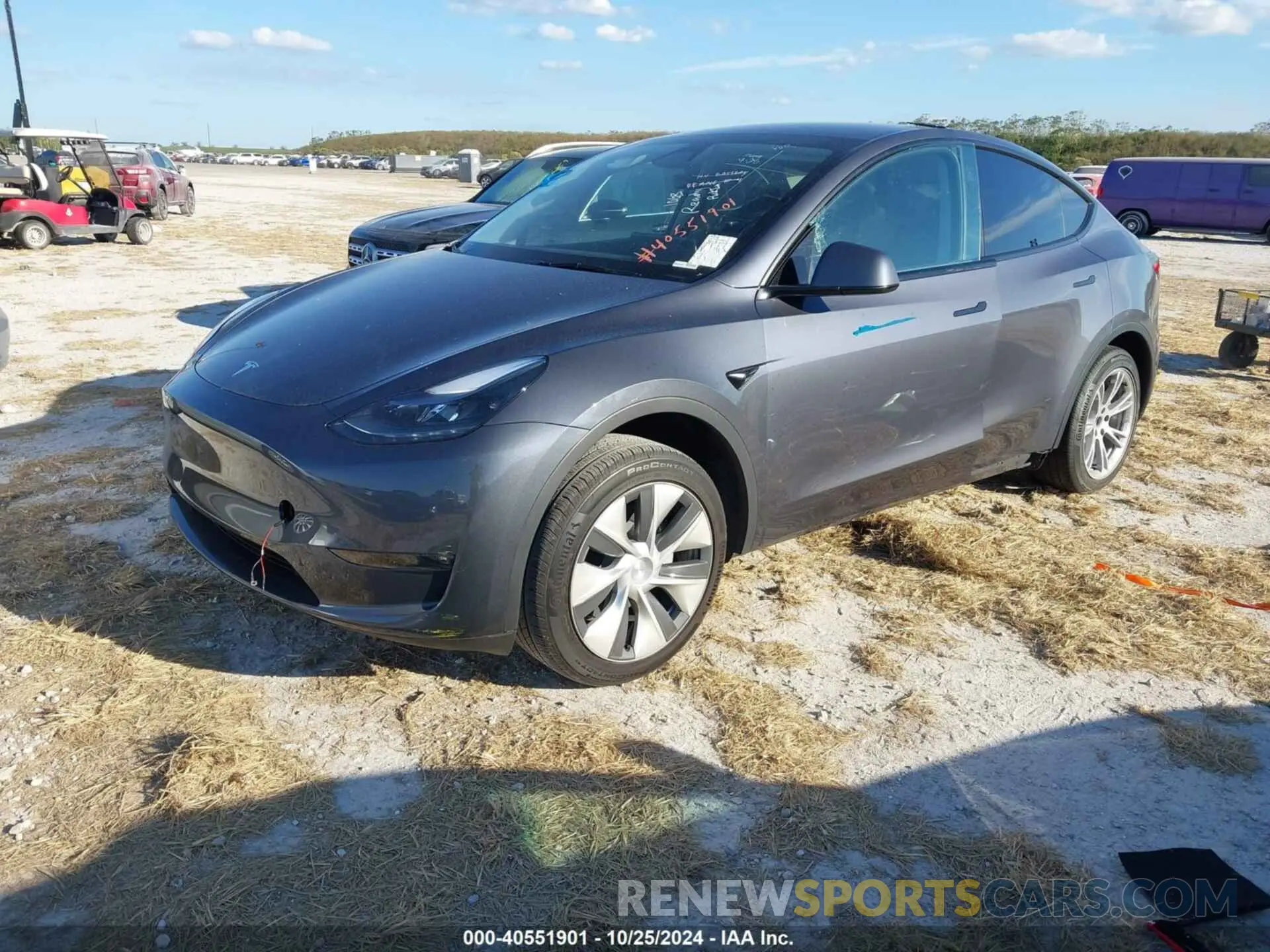 2 Photograph of a damaged car 7SAYGDED3PF963961 TESLA MODEL Y 2023