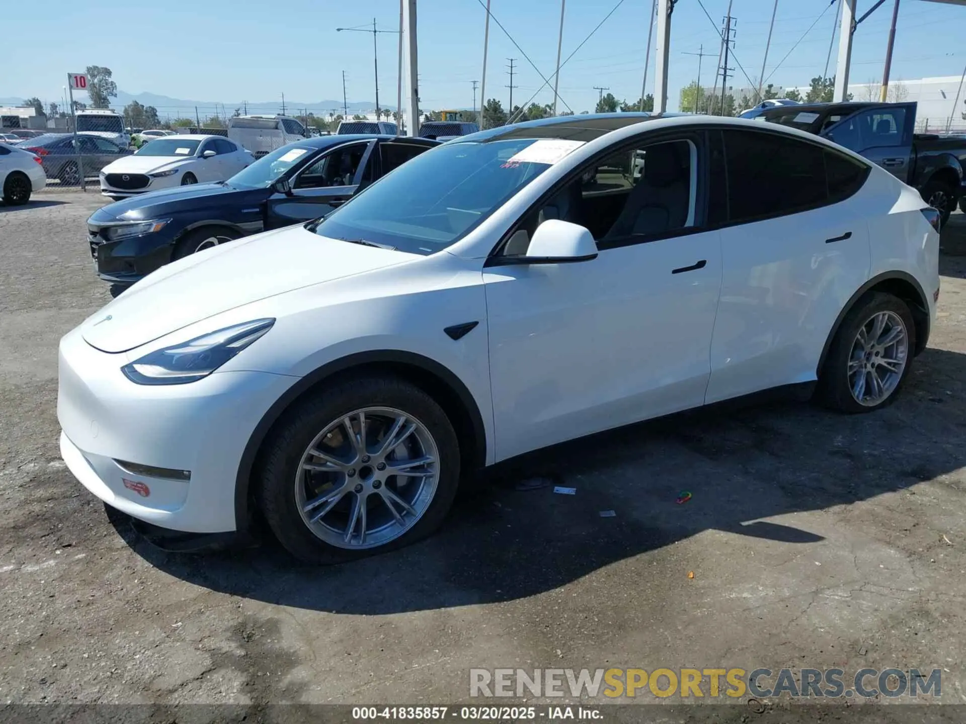 2 Photograph of a damaged car 7SAYGDED3PF977004 TESLA MODEL Y 2023