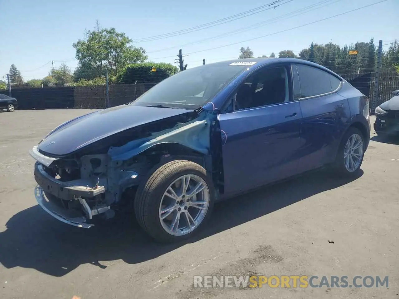 1 Photograph of a damaged car 7SAYGDED5PF943551 TESLA MODEL Y 2023