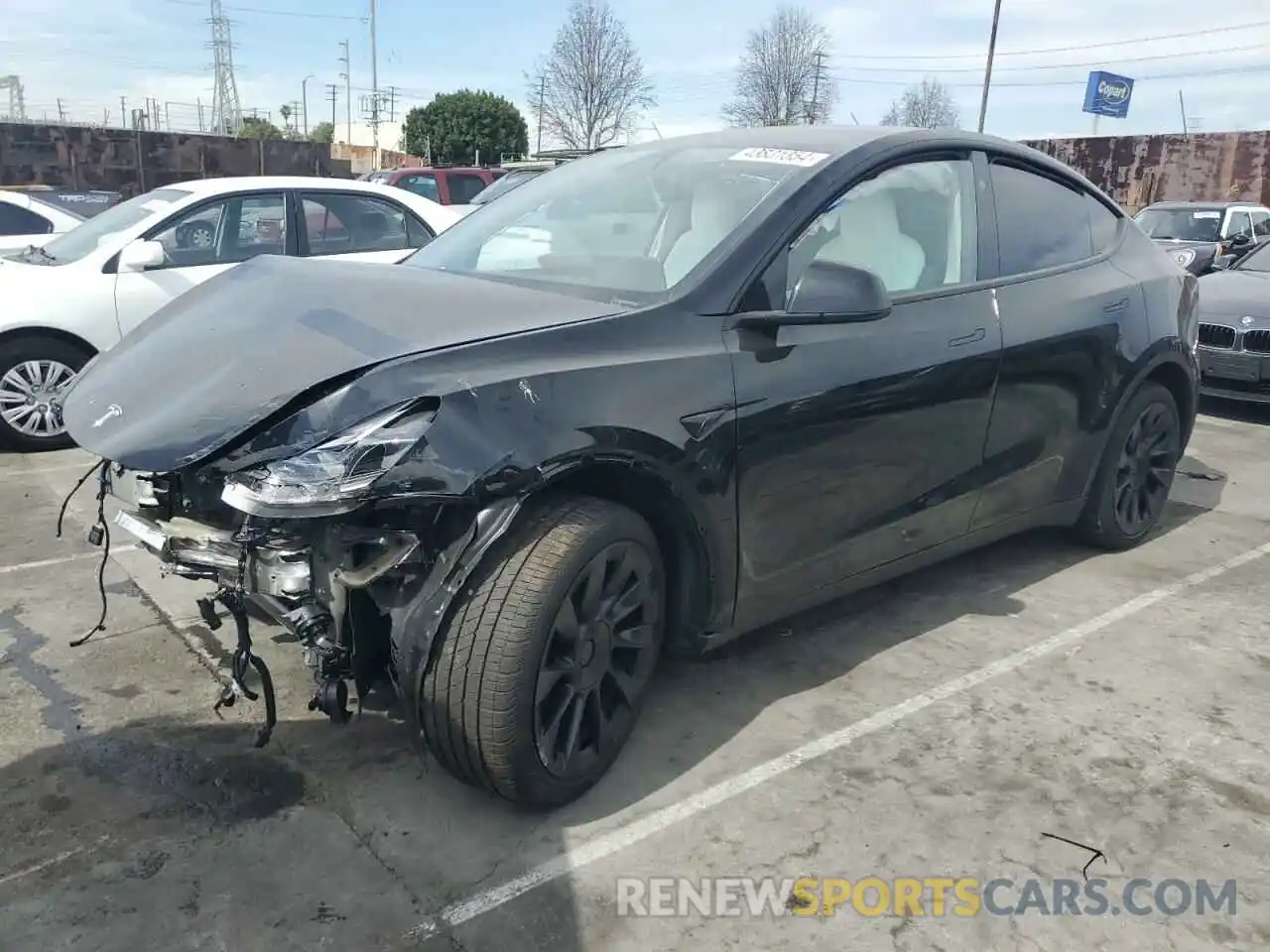 1 Photograph of a damaged car 7SAYGDED6PF931537 TESLA MODEL Y 2023