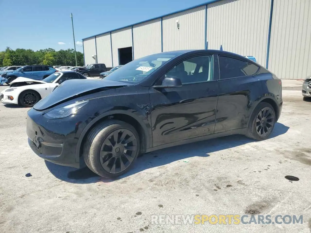1 Photograph of a damaged car 7SAYGDED6PF950203 TESLA MODEL Y 2023