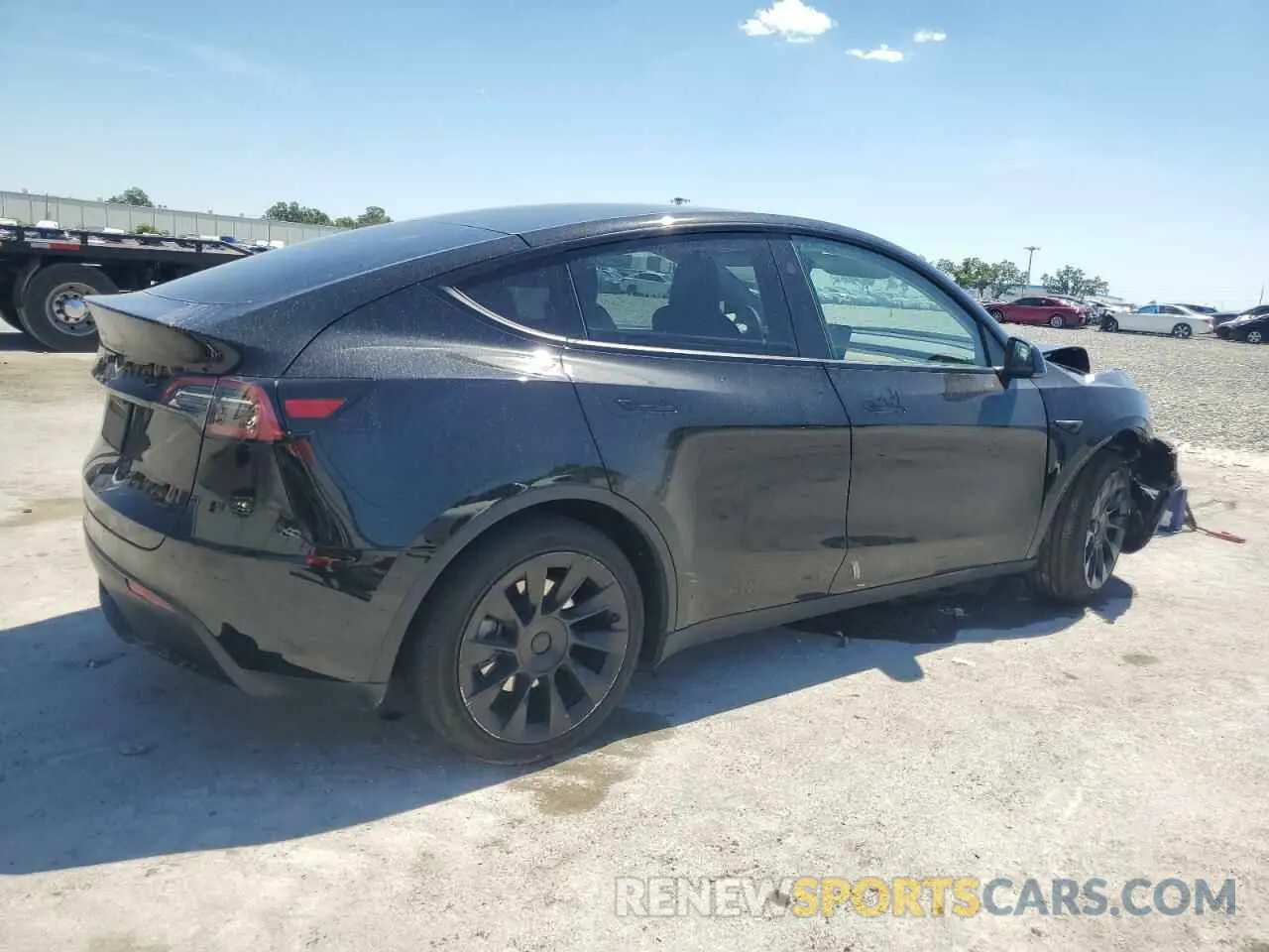 3 Photograph of a damaged car 7SAYGDED6PF950203 TESLA MODEL Y 2023