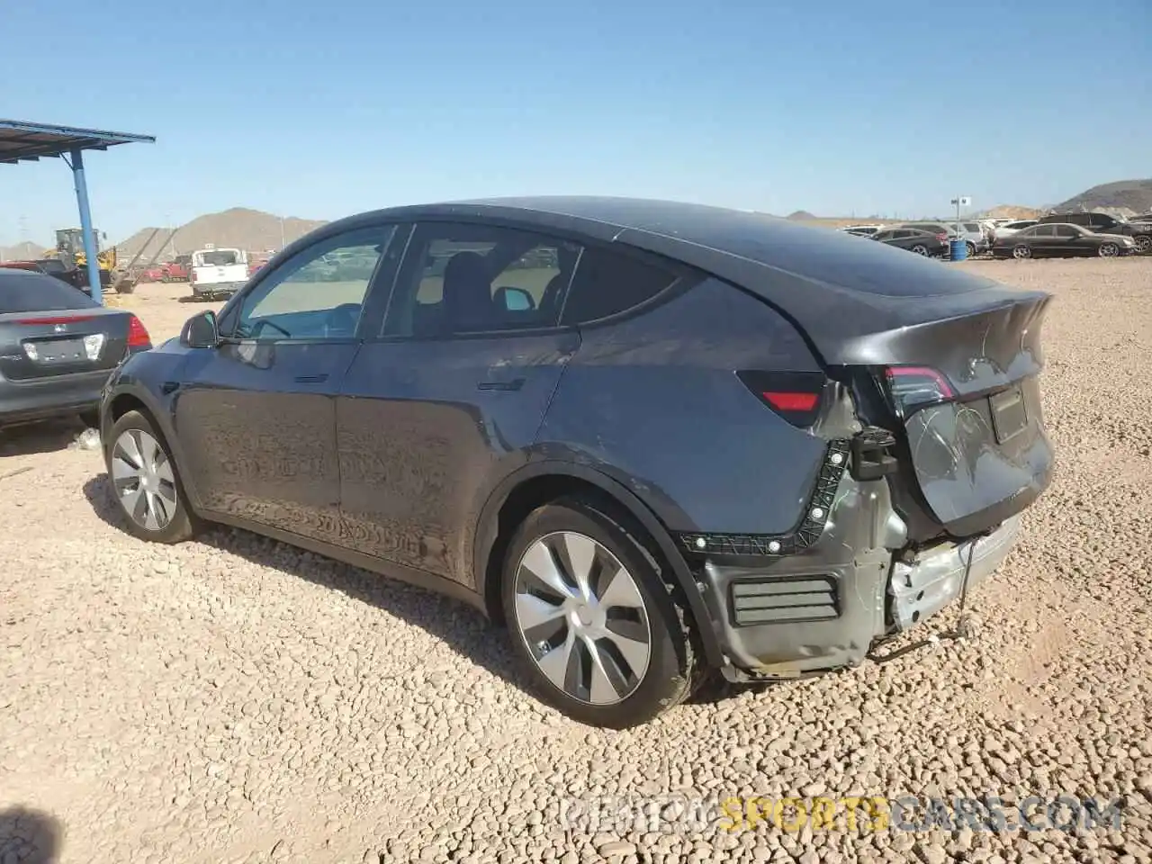 2 Photograph of a damaged car 7SAYGDED6PF971696 TESLA MODEL Y 2023