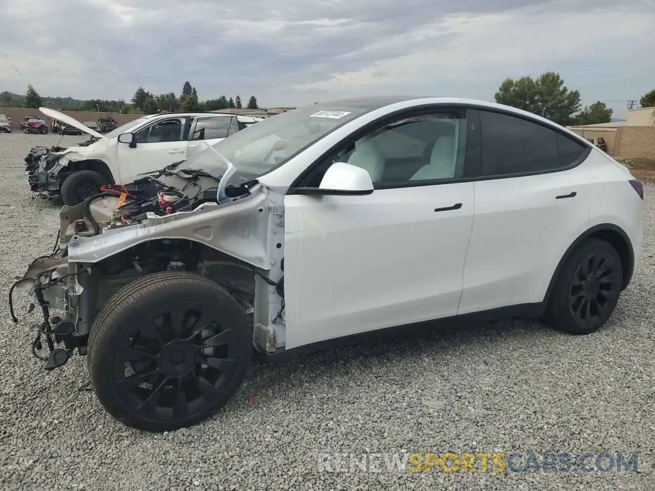 1 Photograph of a damaged car 7SAYGDED7PF960142 TESLA MODEL Y 2023