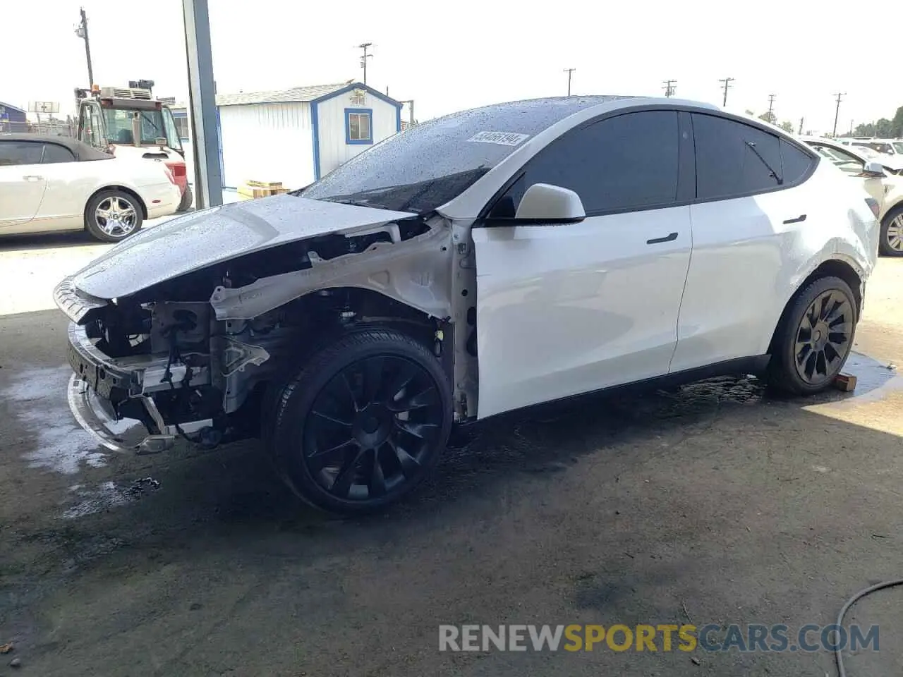 1 Photograph of a damaged car 7SAYGDED7PF964756 TESLA MODEL Y 2023