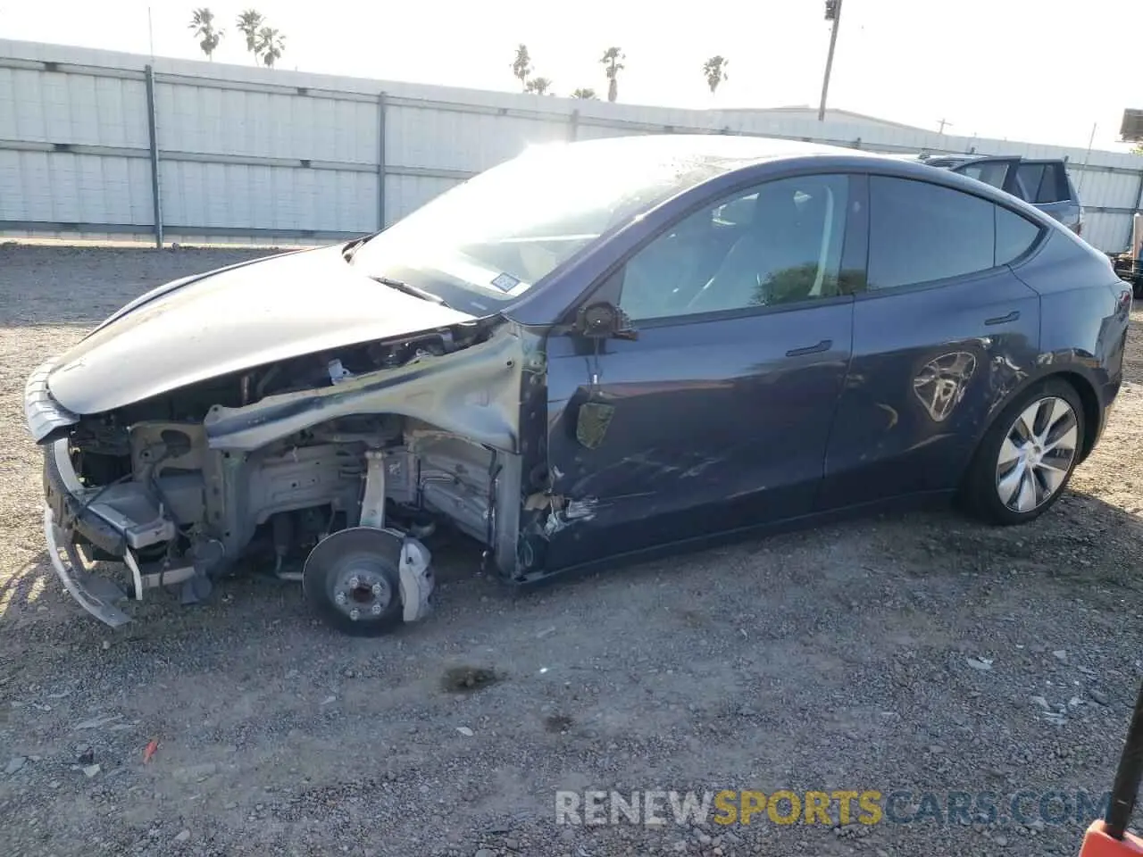 1 Photograph of a damaged car 7SAYGDED8PF958836 TESLA MODEL Y 2023