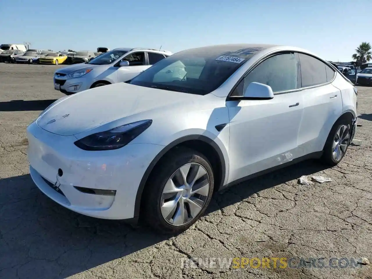 1 Photograph of a damaged car 7SAYGDED8PF959565 TESLA MODEL Y 2023