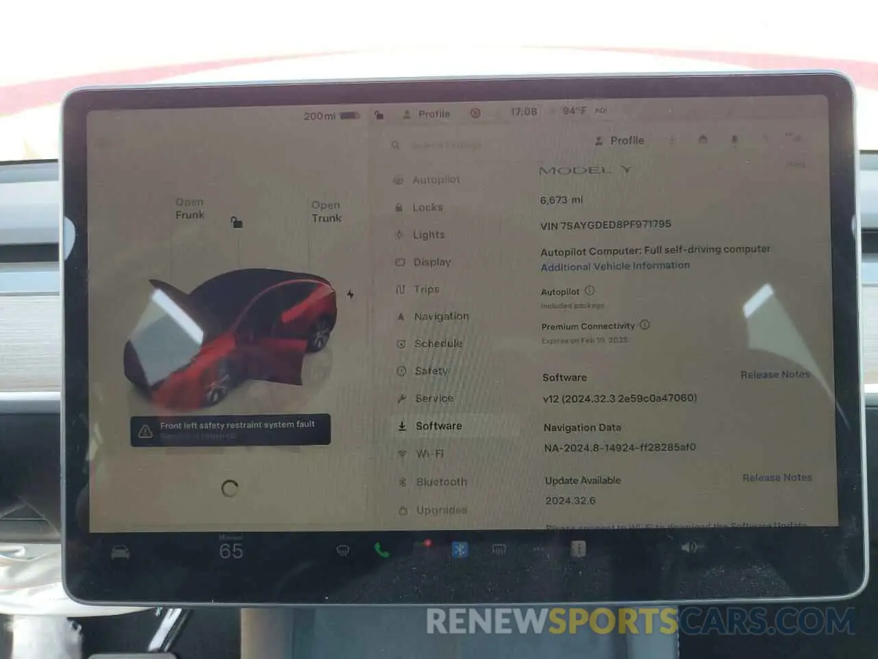 9 Photograph of a damaged car 7SAYGDED8PF971795 TESLA MODEL Y 2023