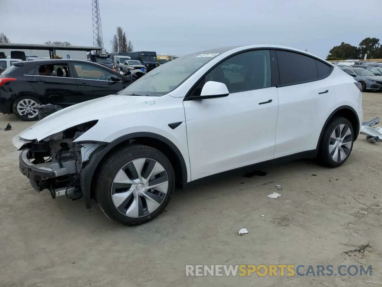 1 Photograph of a damaged car 7SAYGDEDXPF972298 TESLA MODEL Y 2023