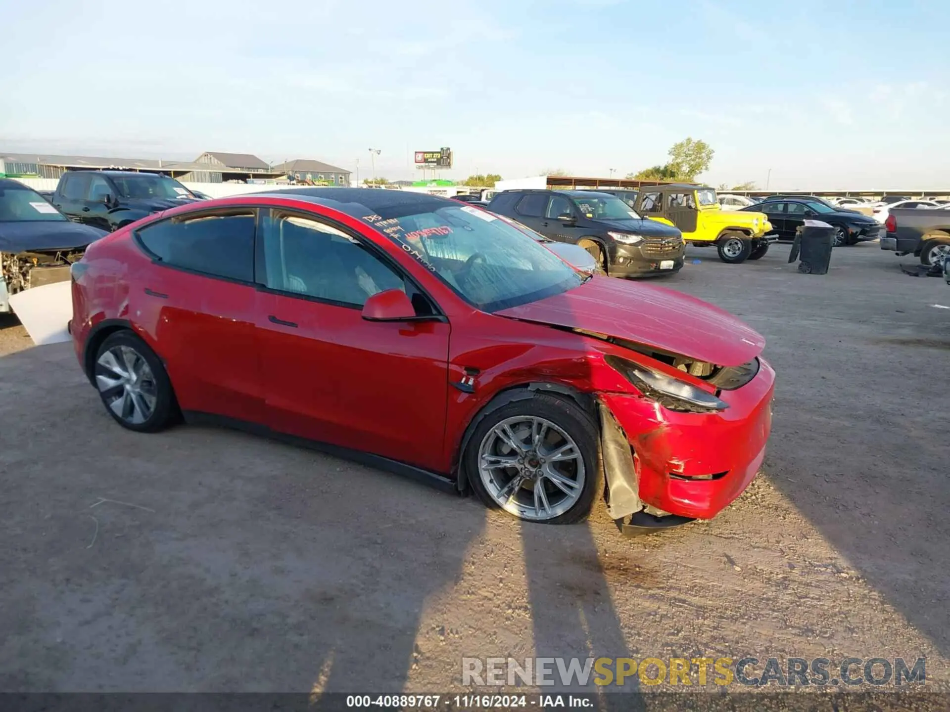 12 Photograph of a damaged car 7SAYGDEE0PA030735 TESLA MODEL Y 2023