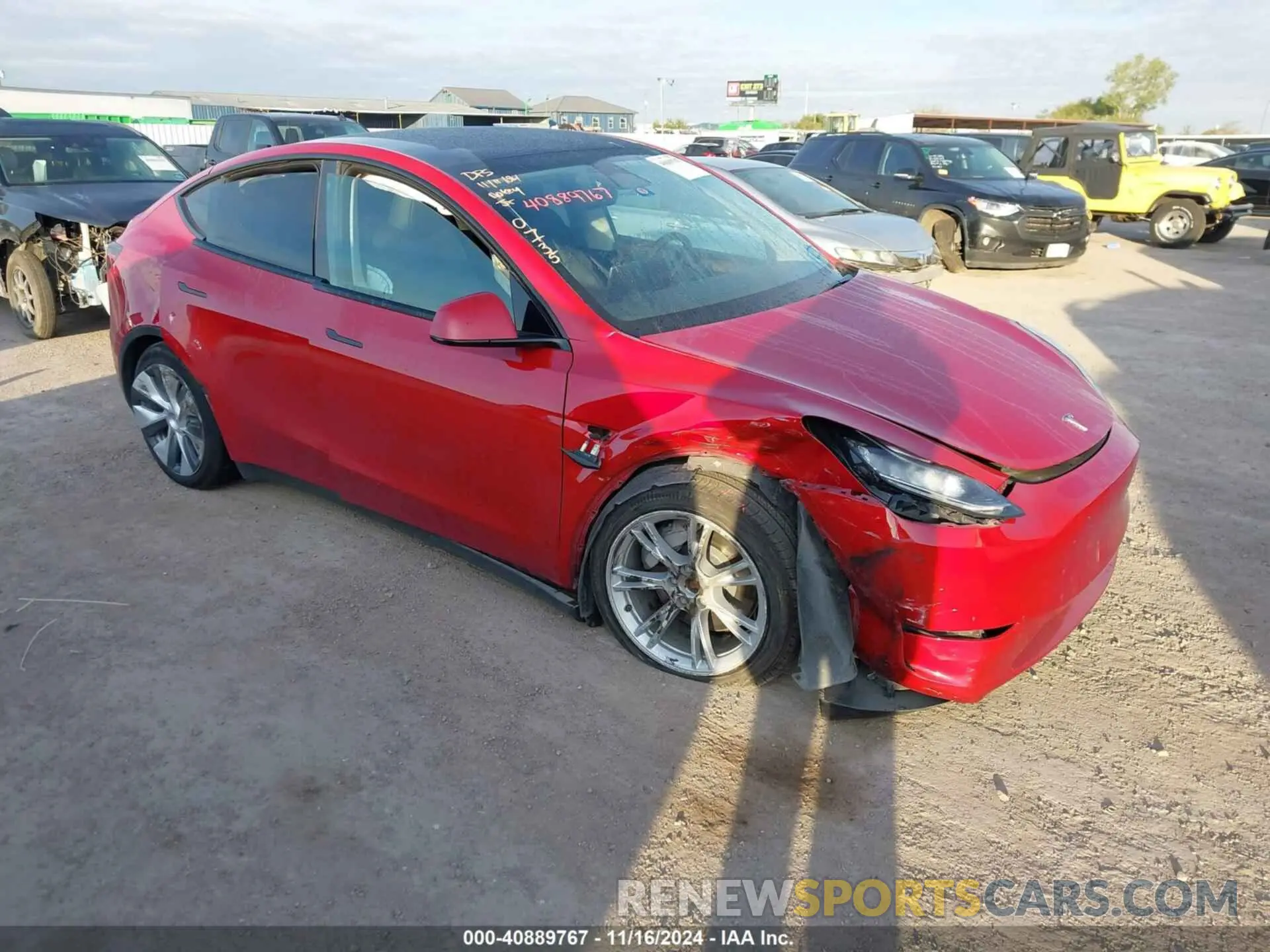 6 Photograph of a damaged car 7SAYGDEE0PA030735 TESLA MODEL Y 2023