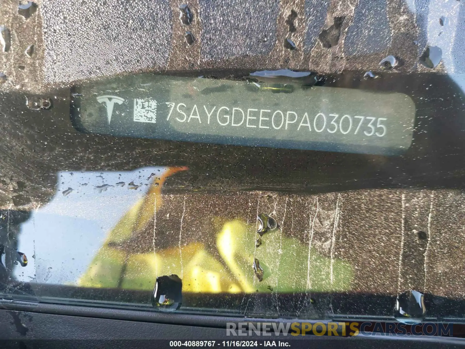 9 Photograph of a damaged car 7SAYGDEE0PA030735 TESLA MODEL Y 2023