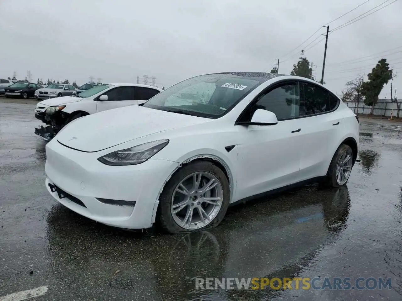 1 Photograph of a damaged car 7SAYGDEE0PA035773 TESLA MODEL Y 2023