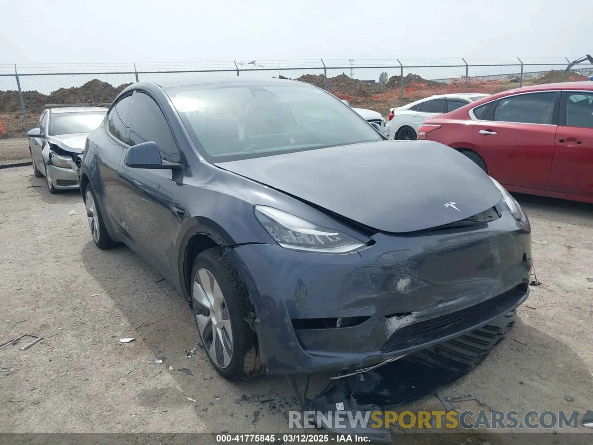 1 Photograph of a damaged car 7SAYGDEE0PA036048 TESLA MODEL Y 2023