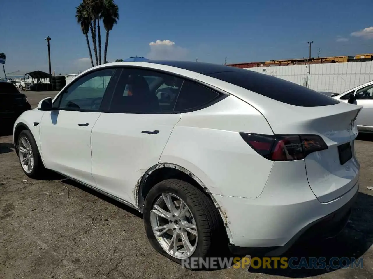 2 Photograph of a damaged car 7SAYGDEE0PA037684 TESLA MODEL Y 2023