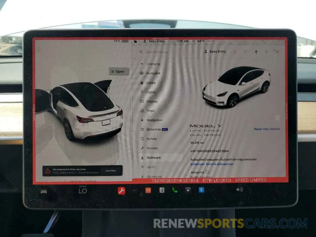 9 Photograph of a damaged car 7SAYGDEE0PA037684 TESLA MODEL Y 2023