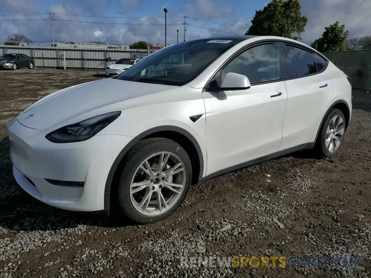 1 Photograph of a damaged car 7SAYGDEE0PA037829 TESLA MODEL Y 2023