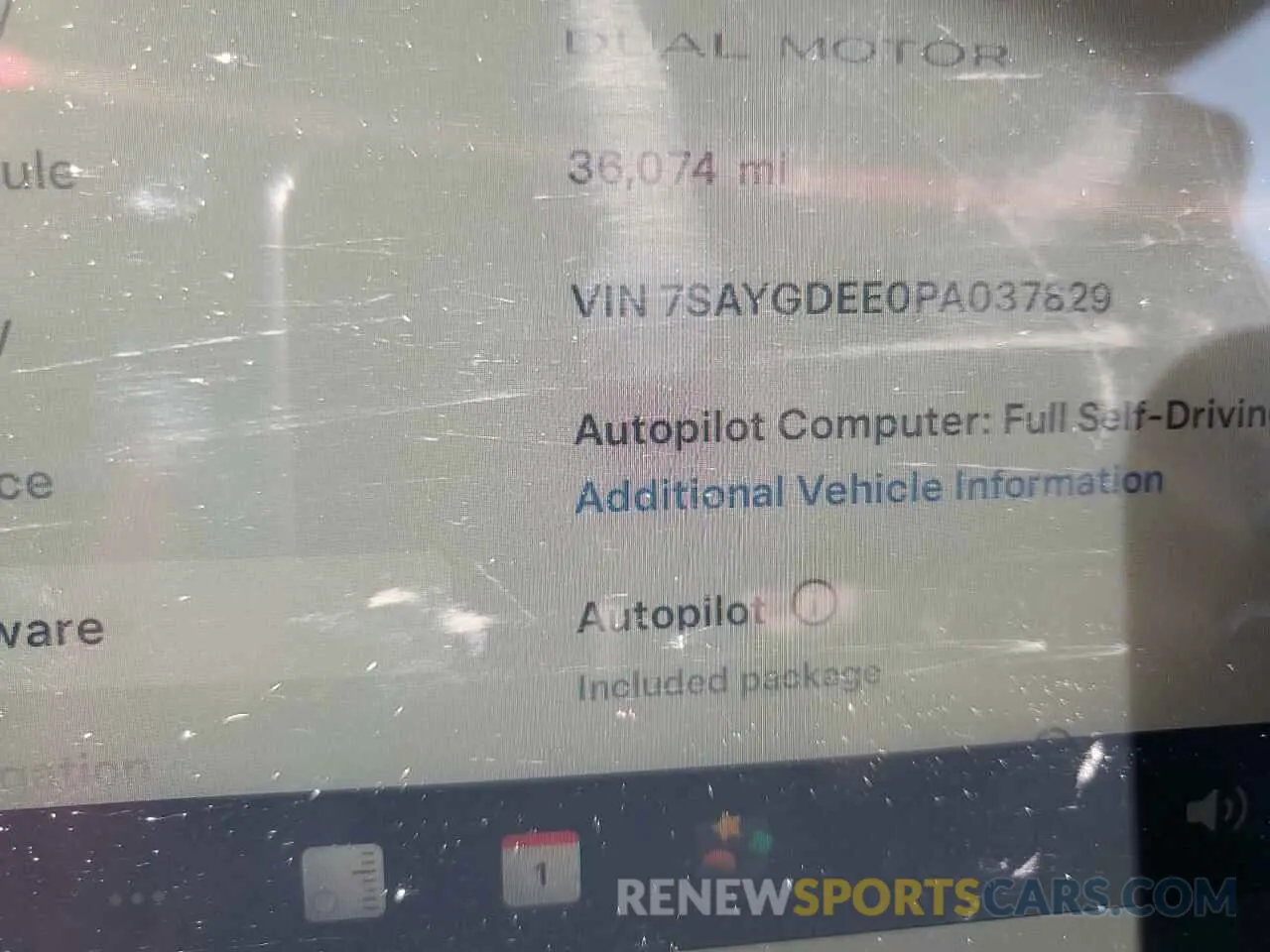 9 Photograph of a damaged car 7SAYGDEE0PA037829 TESLA MODEL Y 2023