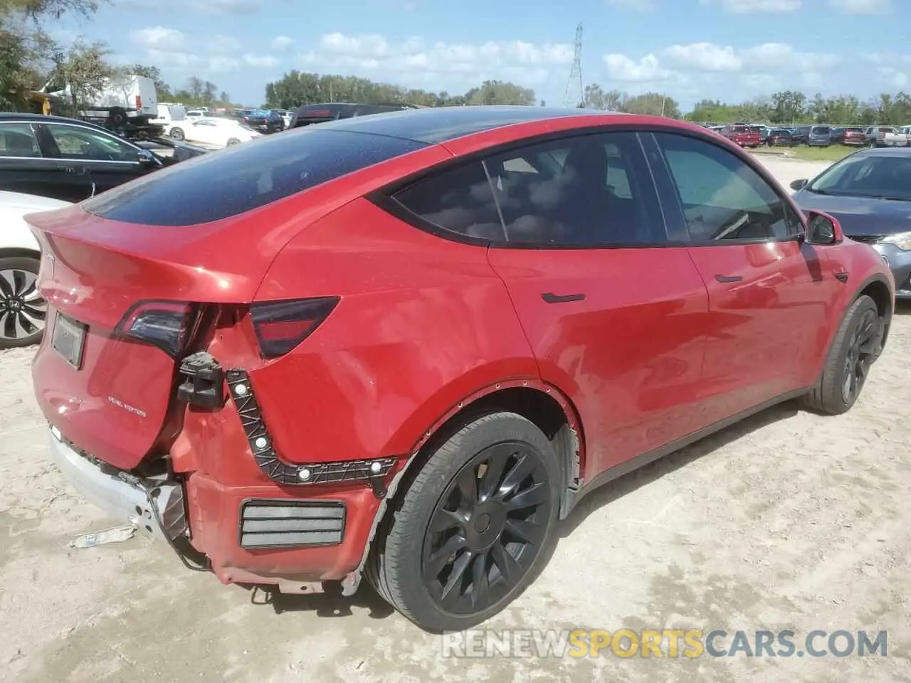 3 Photograph of a damaged car 7SAYGDEE0PA051147 TESLA MODEL Y 2023