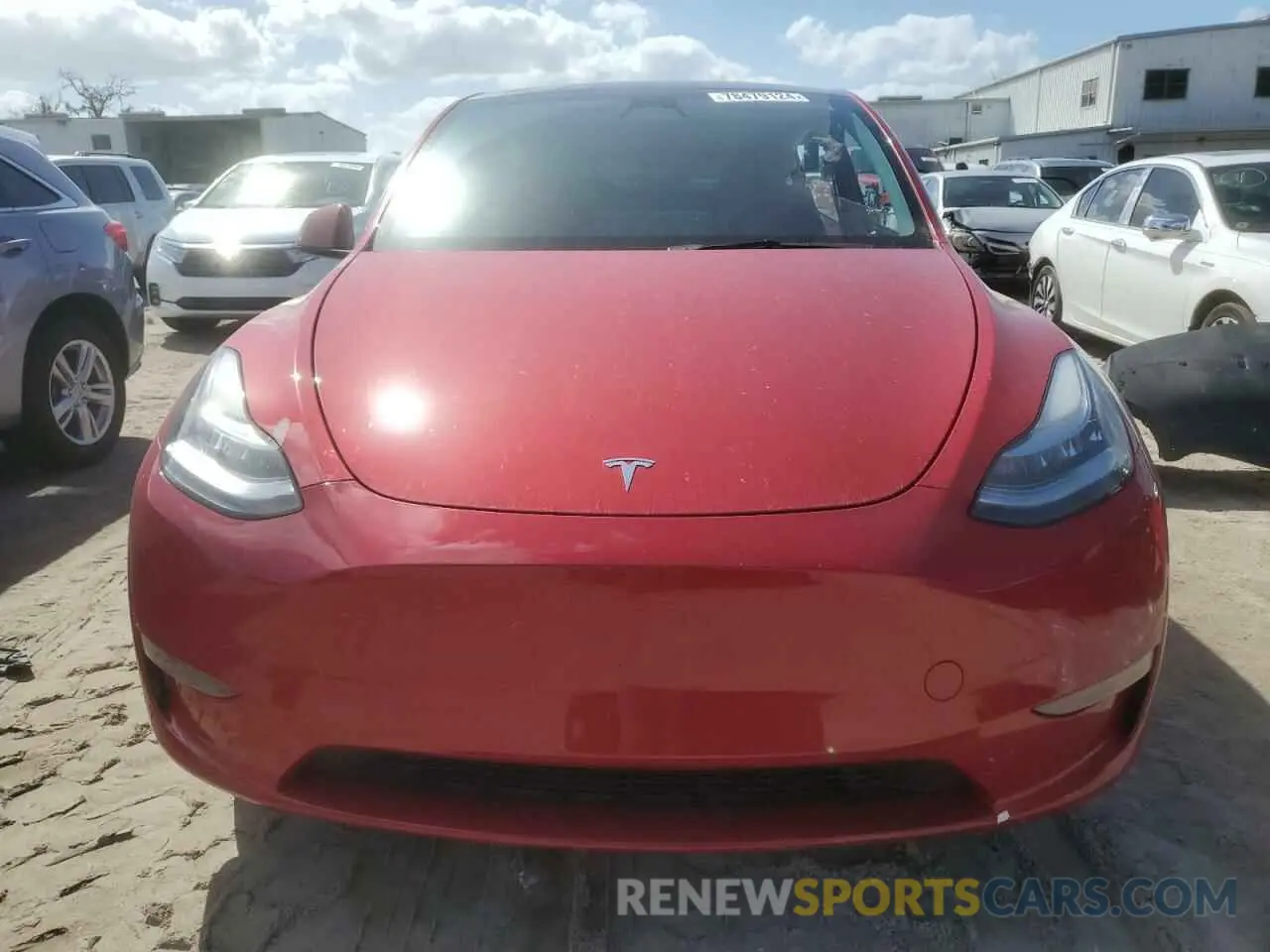 5 Photograph of a damaged car 7SAYGDEE0PA051147 TESLA MODEL Y 2023