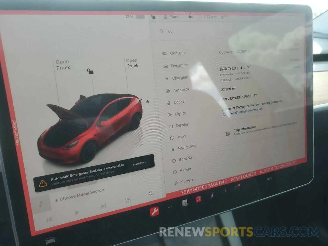9 Photograph of a damaged car 7SAYGDEE0PA051147 TESLA MODEL Y 2023