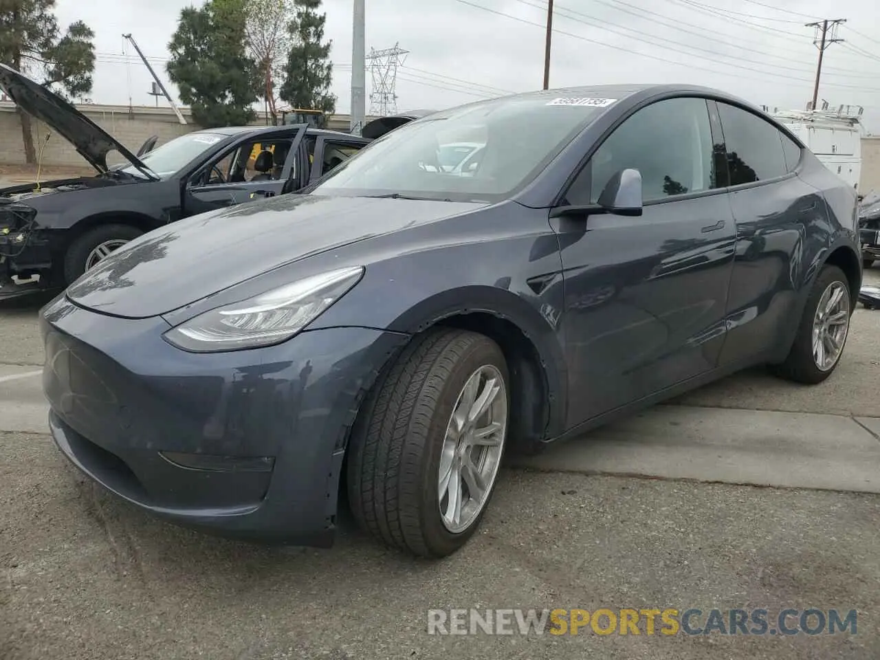 1 Photograph of a damaged car 7SAYGDEE0PA053383 TESLA MODEL Y 2023