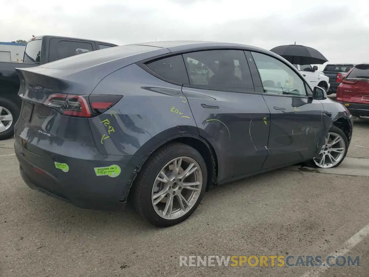3 Photograph of a damaged car 7SAYGDEE0PA053383 TESLA MODEL Y 2023