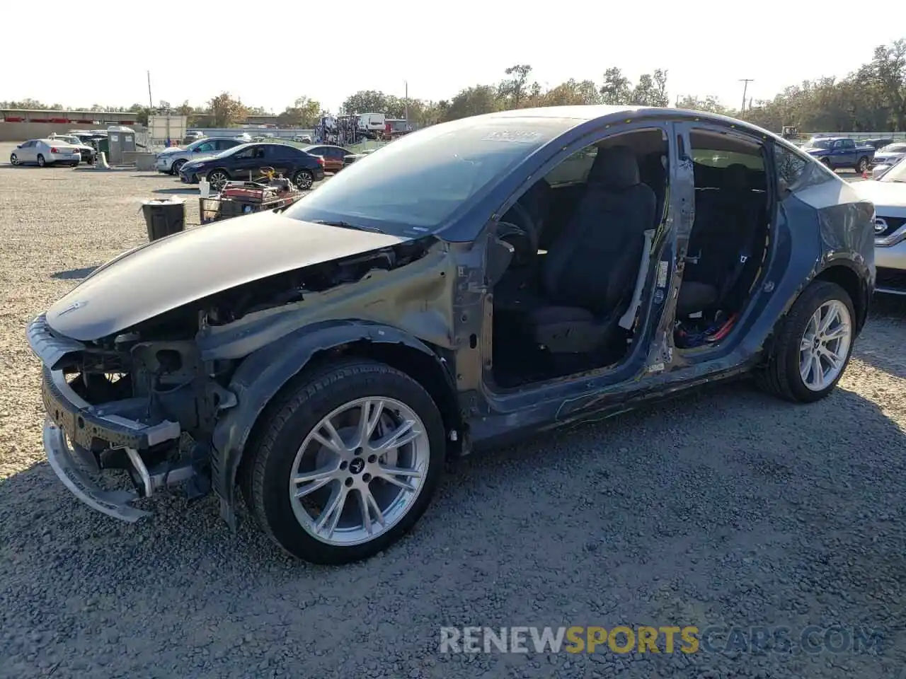 1 Photograph of a damaged car 7SAYGDEE0PA054372 TESLA MODEL Y 2023